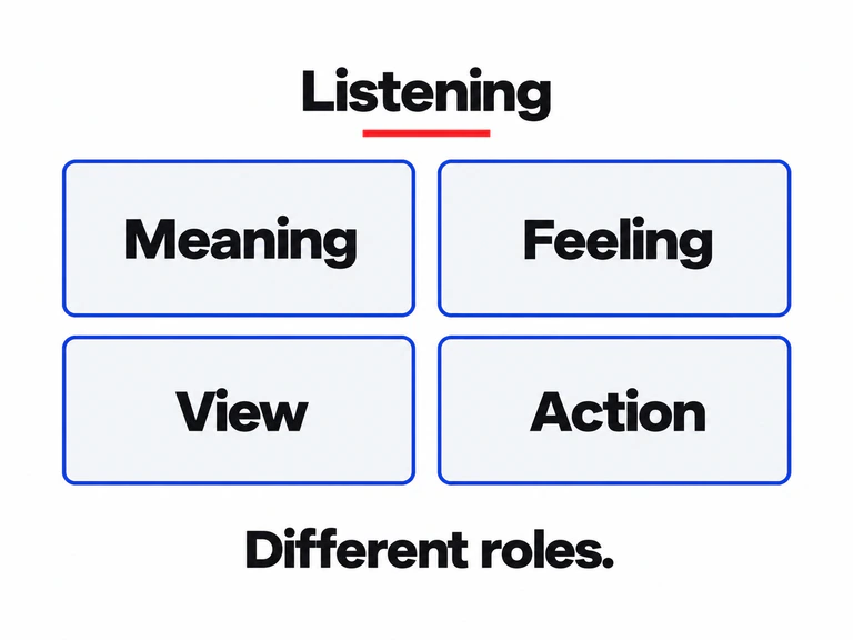 Provider illustration accompanying Active Listening: What Makes a Conversation Feel Heard